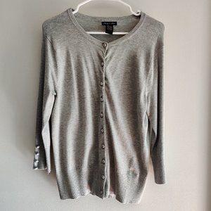 Audrey & Grace Grey Cardigan